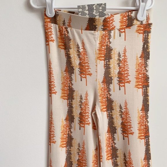 Kate Quinn Organics NEW Flared Leggings, Sunset Pine, 6 Years - Picture 3 of 6